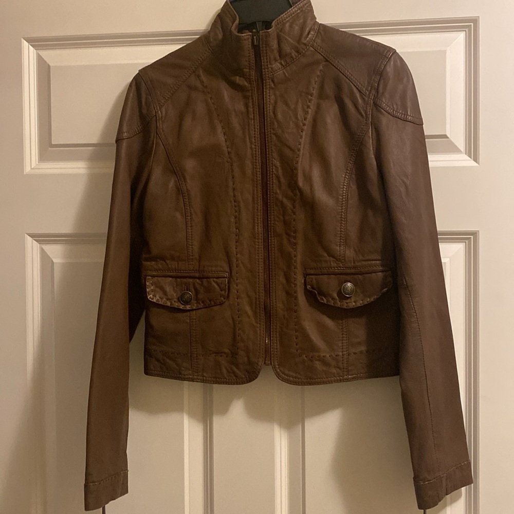 Leather jacket